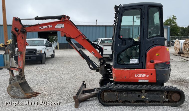image for item DS6263 2016 Kubota U35-4  mini excavator