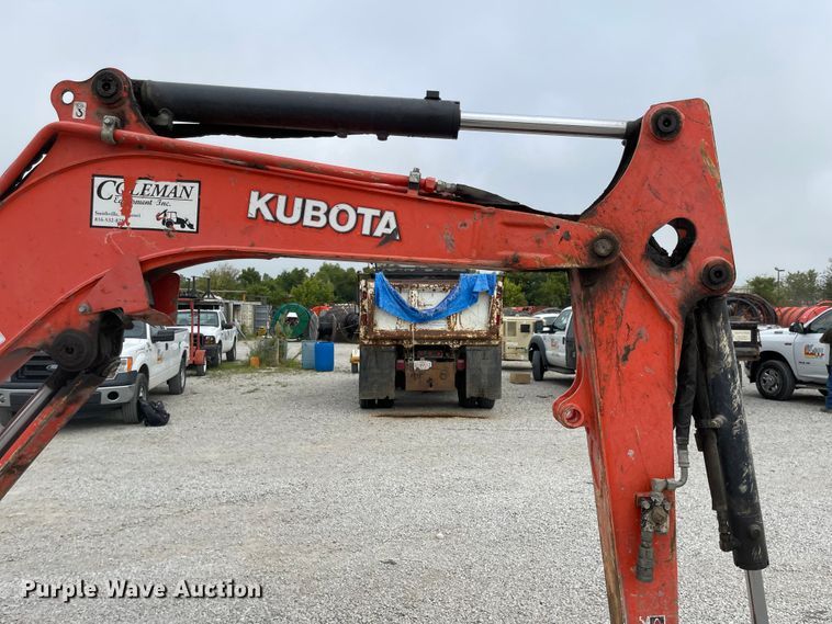 image for item DS6263 2016 Kubota U35-4  mini excavator