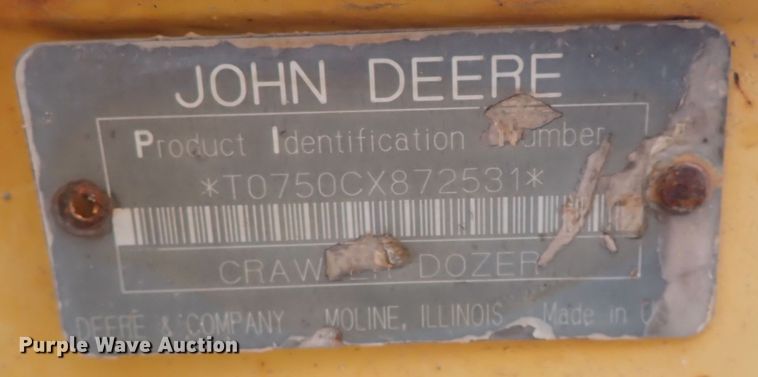 image for item DS7074 1999 John Deere 750C LGP  dozer