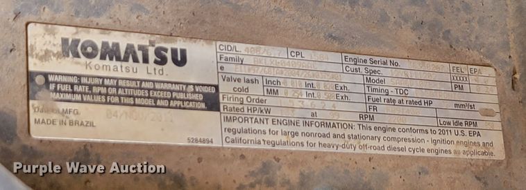 image for item JC9617 2013 Komatsu D51PX-22  dozer