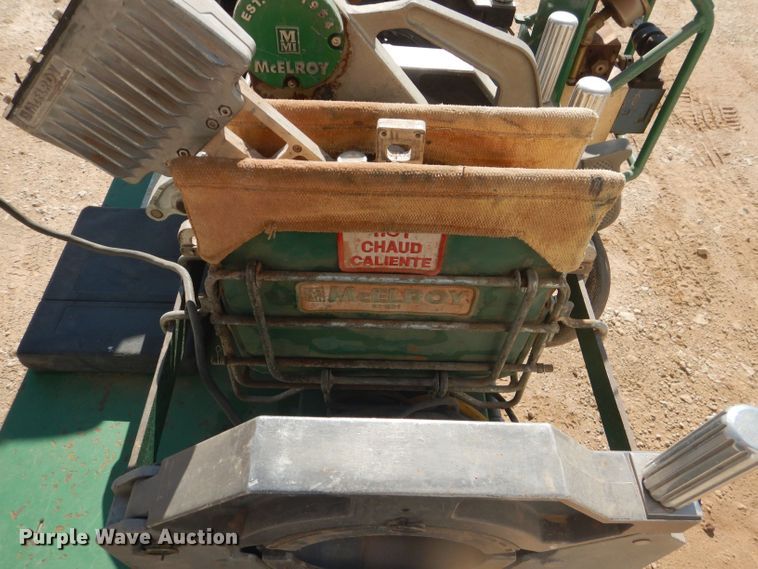 image for item KC9736 McElroy No.28 TracStar  pipe fusion machine