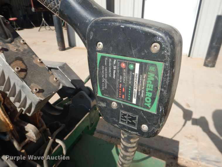 image for item KC9736 McElroy No.28 TracStar  pipe fusion machine