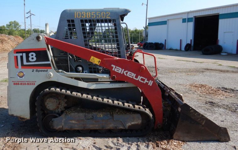image for item KF9523 2015 Takeuchi TL8  tracked skid steer loader