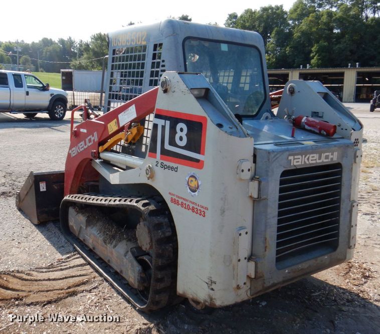 image for item KF9523 2015 Takeuchi TL8  tracked skid steer loader