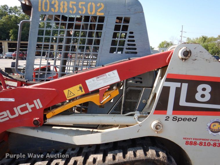 image for item KF9523 2015 Takeuchi TL8  tracked skid steer loader