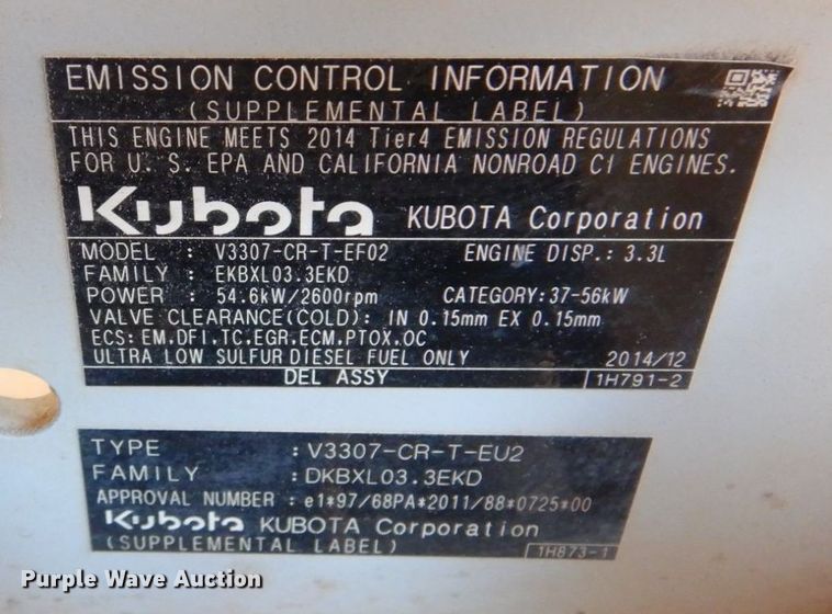 image for item KF9523 2015 Takeuchi TL8  tracked skid steer loader