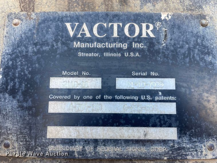 image for item KF9546 2002 International 2554  sewer jetter truck