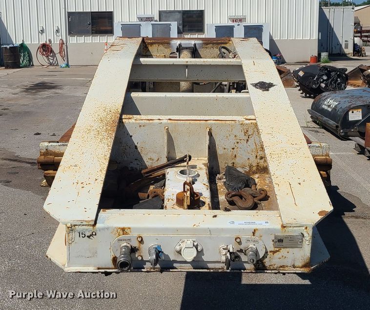 image for item KH9366 1998 Trail King TK100HDS  lowboy equipment trailer