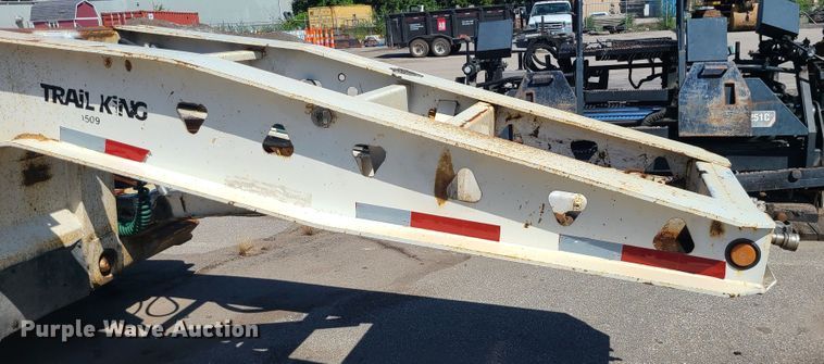 image for item KH9366 1998 Trail King TK100HDS  lowboy equipment trailer