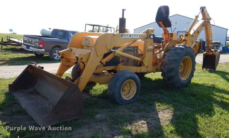 image for item KP9293 John Deere 400  backhoe