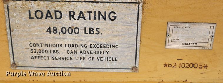 image for item KT9897 1998 Caterpillar 627F  conventional scraper