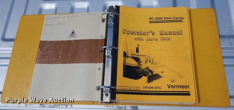 image for item LB9932 2002 Vermeer Flex Track 75  vibratory cable plow