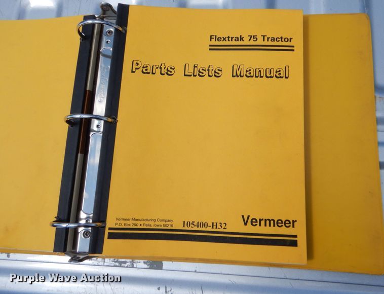 image for item LB9932 2002 Vermeer Flex Track 75  vibratory cable plow