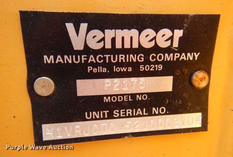 image for item LB9932 2002 Vermeer Flex Track 75  vibratory cable plow