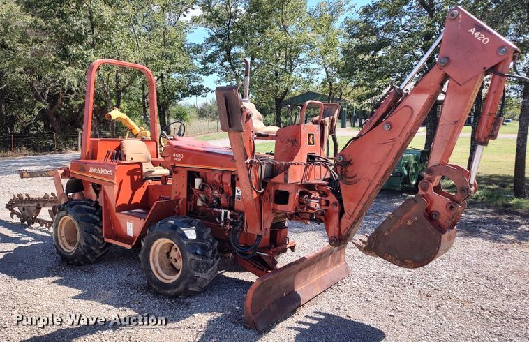 image for item LK9828 1986 Ditch Witch 4010DD  bucket wheel trencher