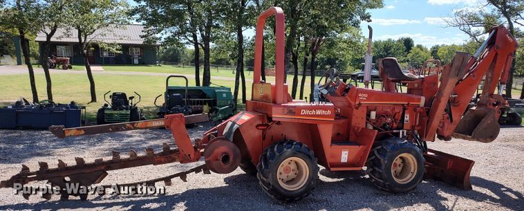 image for item LK9828 1986 Ditch Witch 4010DD  bucket wheel trencher