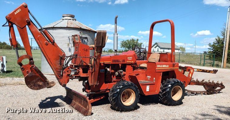 image for item LK9828 1986 Ditch Witch 4010DD  bucket wheel trencher