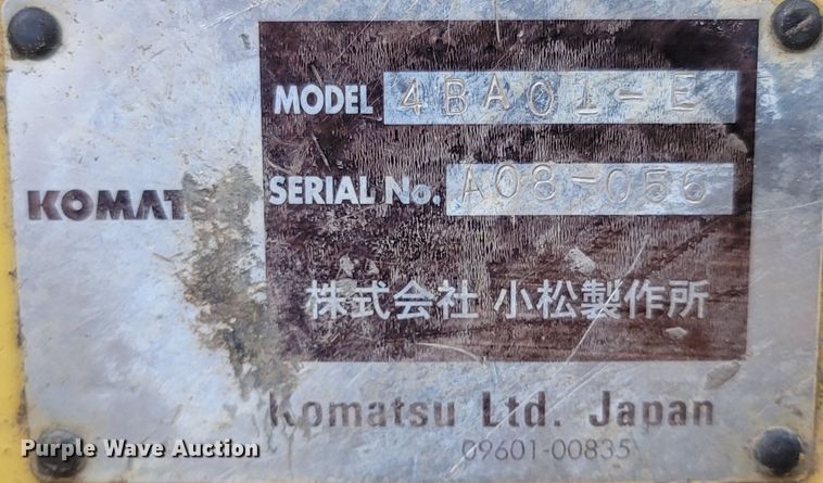 image for item LM9701 2011 Komatsu D39EX-22  dozer