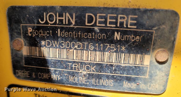 image for item LM9714 2007 John Deere 300D  haul truck