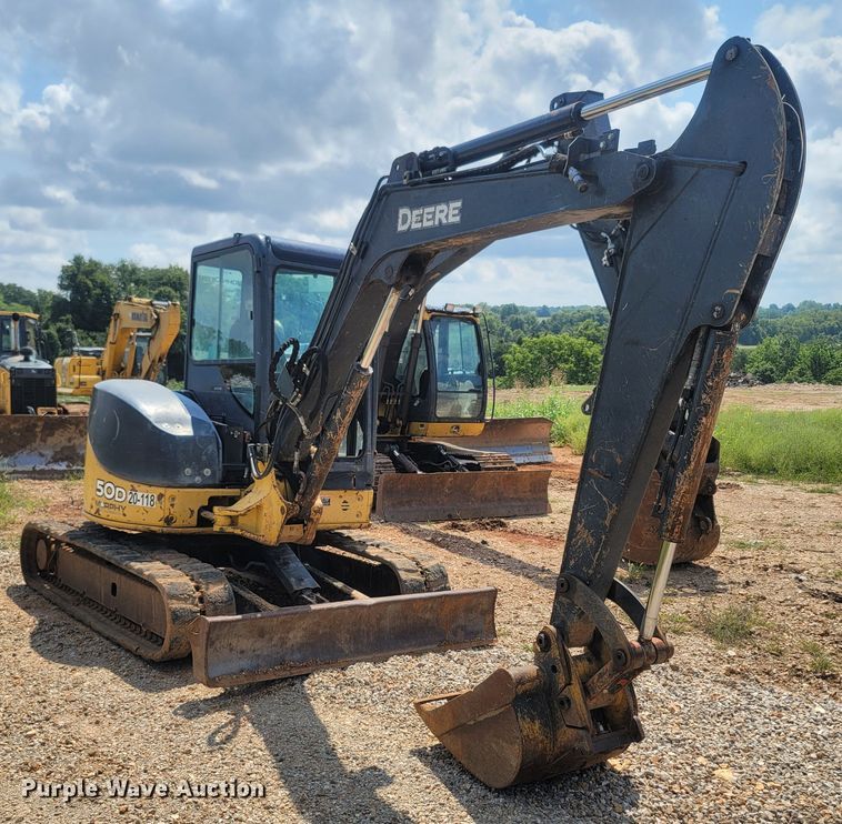 image for item LM9715 2012 John Deere 50D  mini excavator