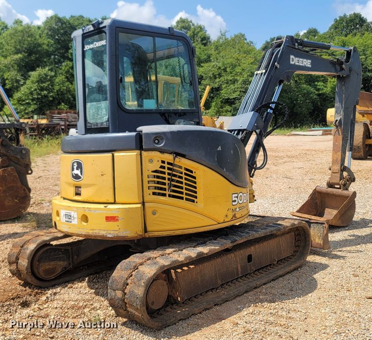 image for item LM9715 2012 John Deere 50D  mini excavator