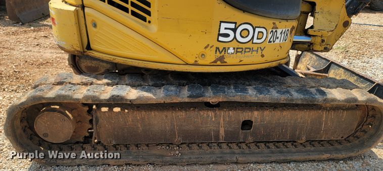 image for item LM9715 2012 John Deere 50D  mini excavator