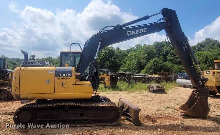 image for item LM9716 2015 John Deere 130G  excavator