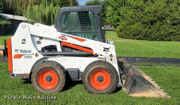 image for item LM9744 2018 Bobcat S630  skid steer loader