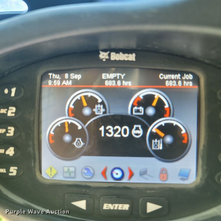 image for item LM9744 2018 Bobcat S630  skid steer loader