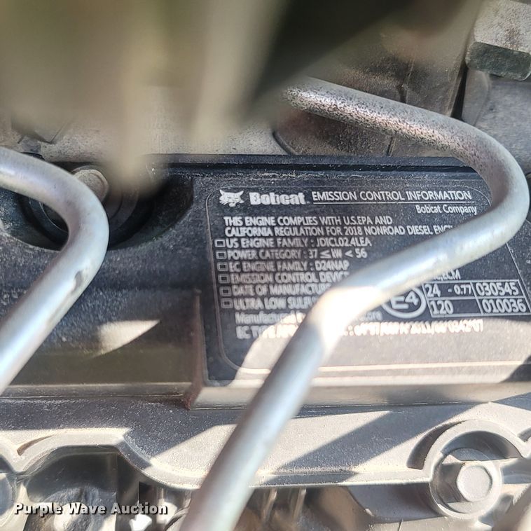 image for item LM9744 2018 Bobcat S630  skid steer loader