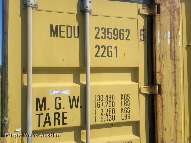 image for item LM9768 2007 CIMC  shipping container