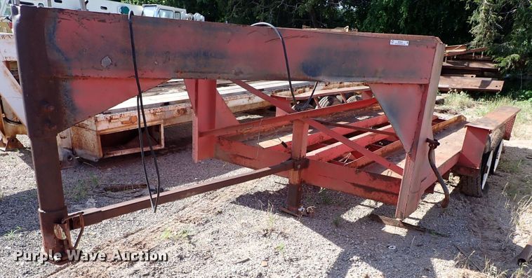 image for item MF9504 1983 Belshe  equipment trailer