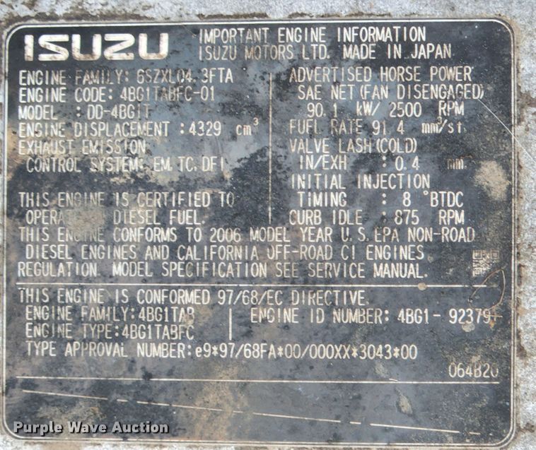 image for item MK9298 2006 UTV International RT02DD-608  mini digger derrick