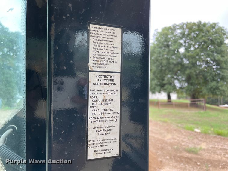 image for item MR9291 John Deere 750J  dozer