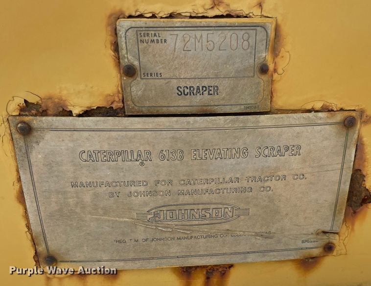 image for item MR9321 1978 Caterpillar 613B  elevating scraper