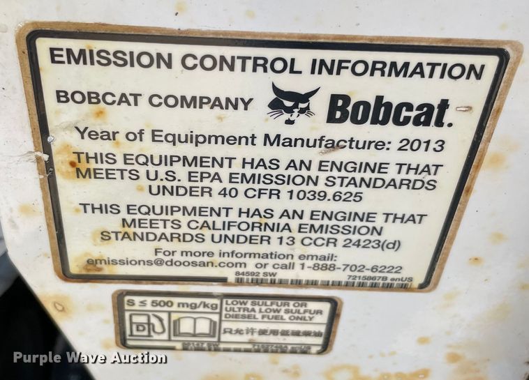 image for item MR9322 2013 Bobcat S590  skid steer loader