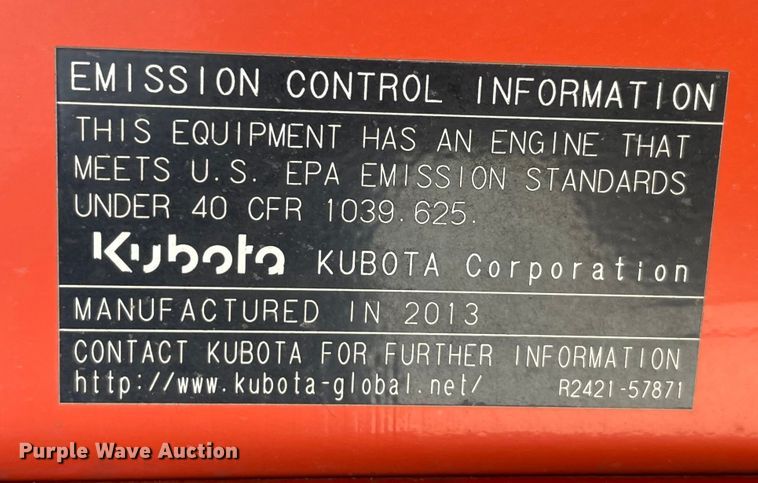 image for item MR9326 2013 Kubota KX91-3 Super Series 2  mini excavator