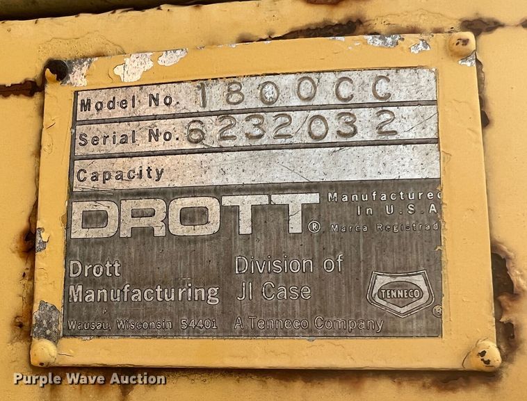 image for item MR9878 Drott 1800CC  crane