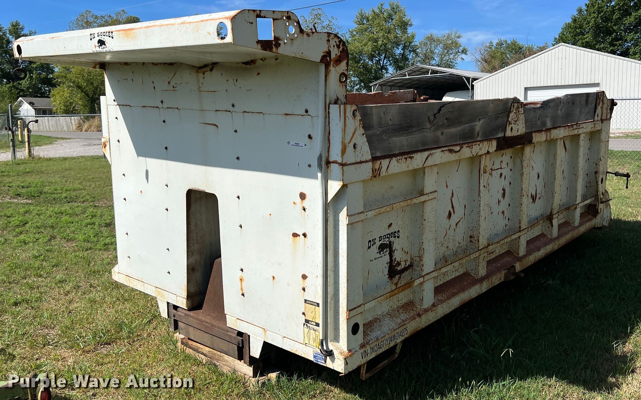 Ox Bodies dump bed in Independence, KS Item IA9097 sold Purple Wave