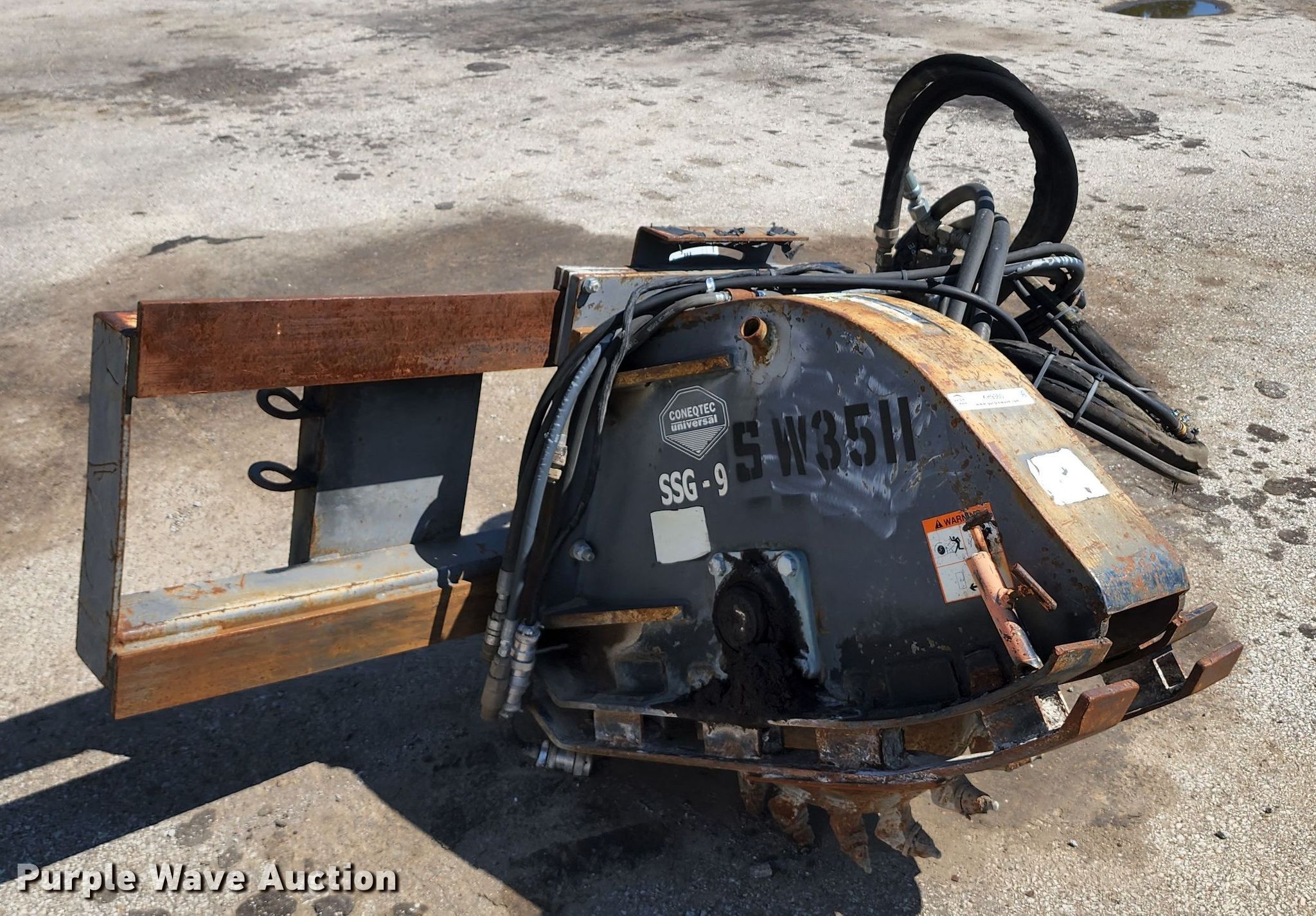 Coneqtec SSG9 skid steer concrete saw in Overland Park, KS Item
