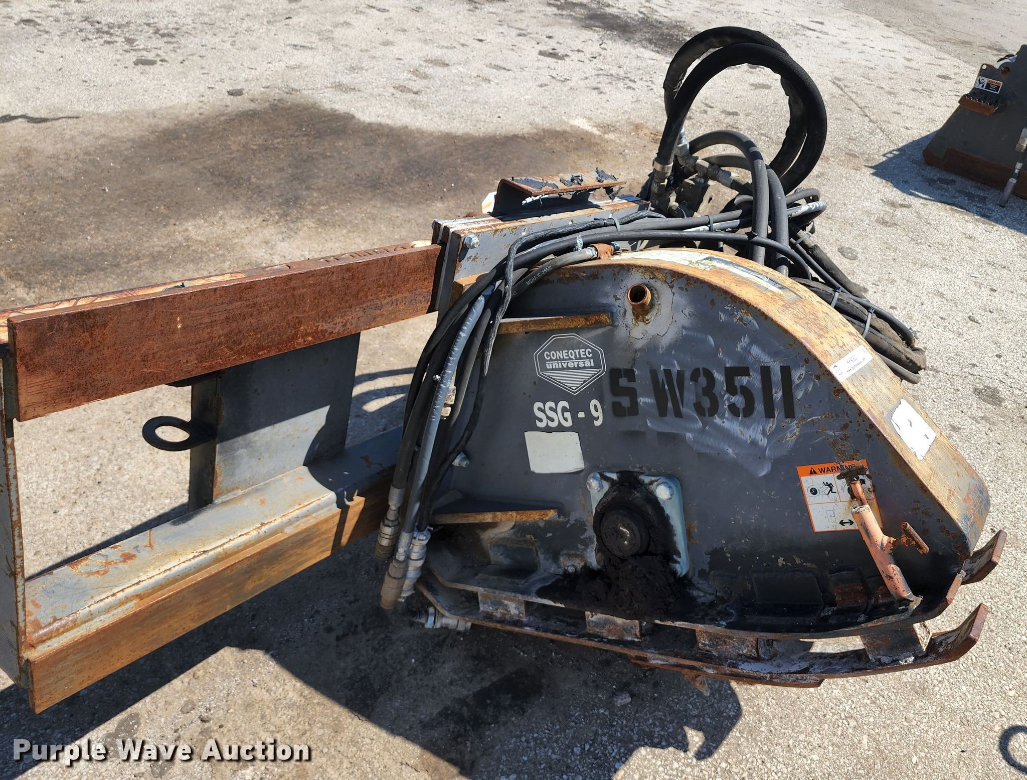 Coneqtec SSG9 skid steer concrete saw in Overland Park, KS Item