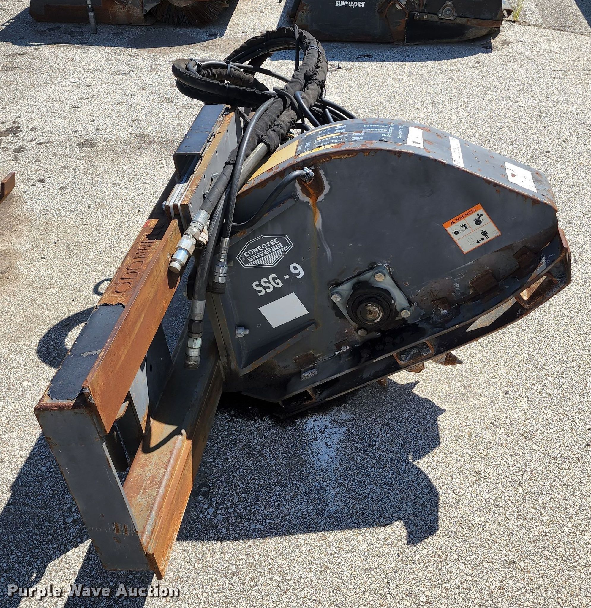Coneqtec SSG9 skid steer concrete saw in Overland Park, KS Item