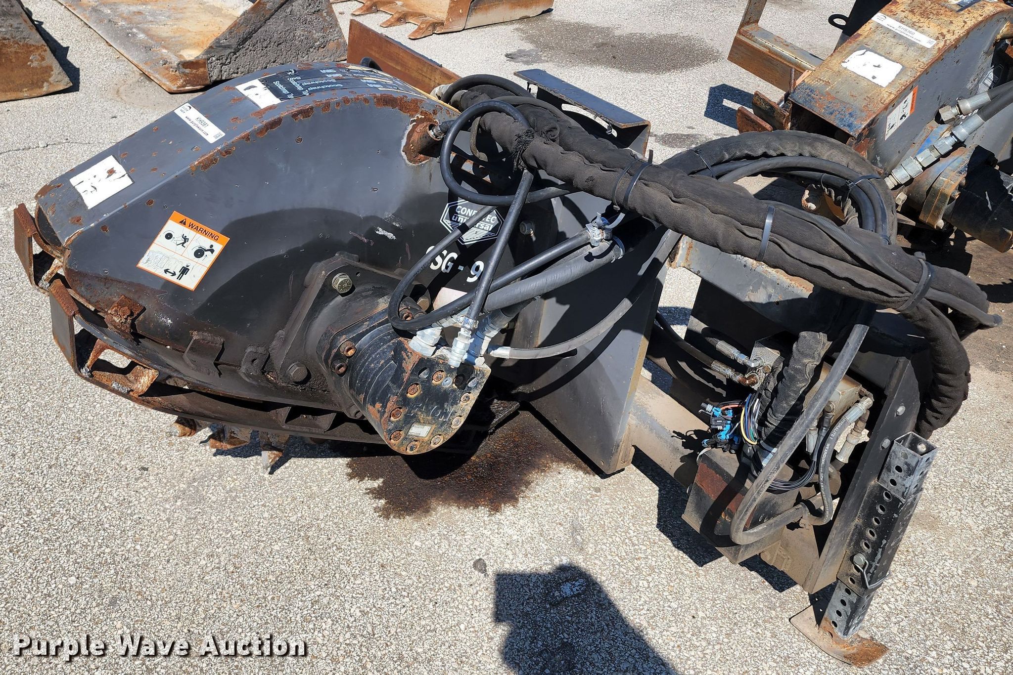 Coneqtec SSG9 skid steer concrete saw in Overland Park, KS Item