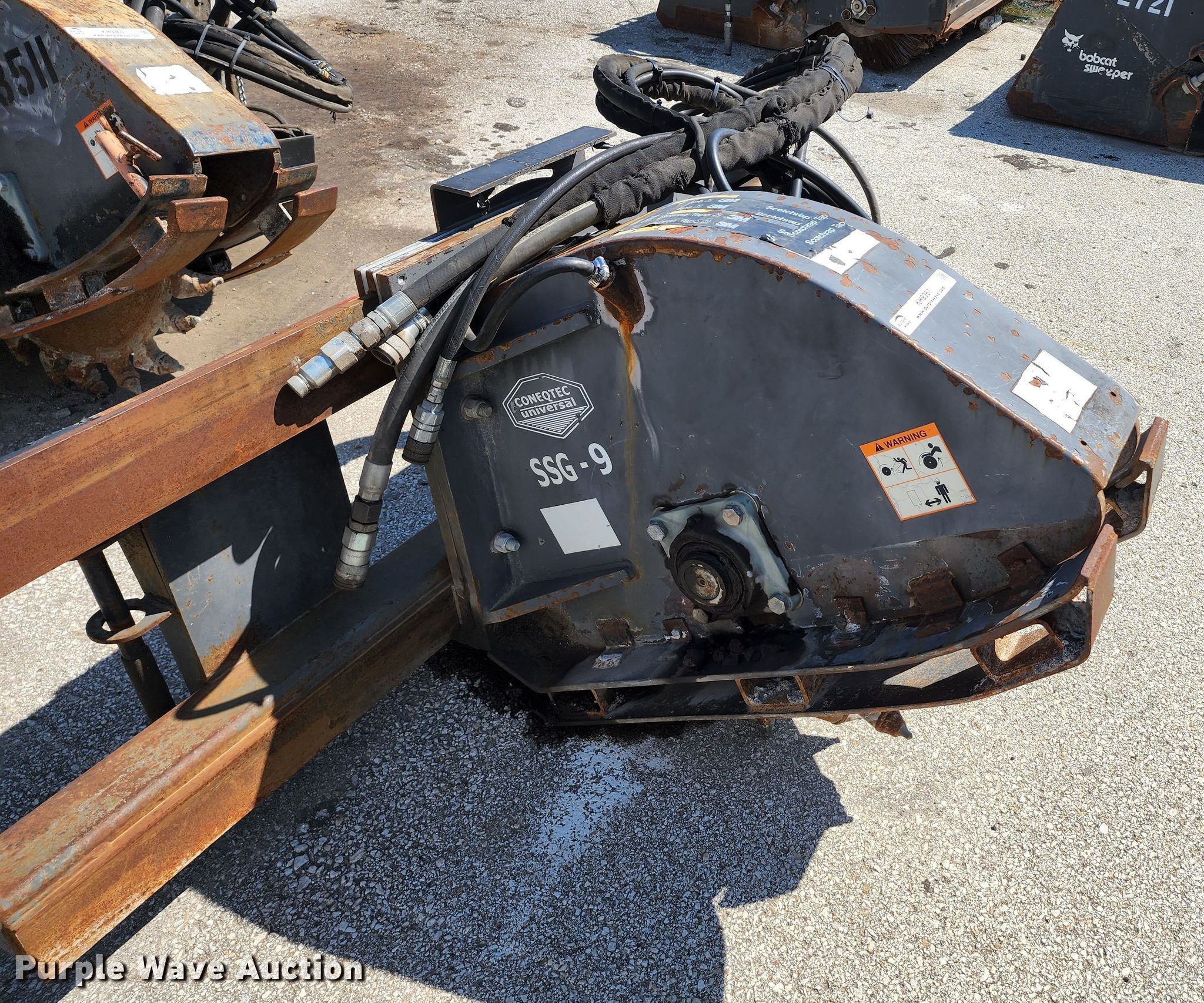 Coneqtec SSG9 skid steer concrete saw in Overland Park, KS Item