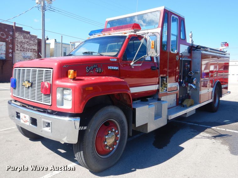 image for item DB7862 1991 Chevrolet Kodiak  pumper fire truck