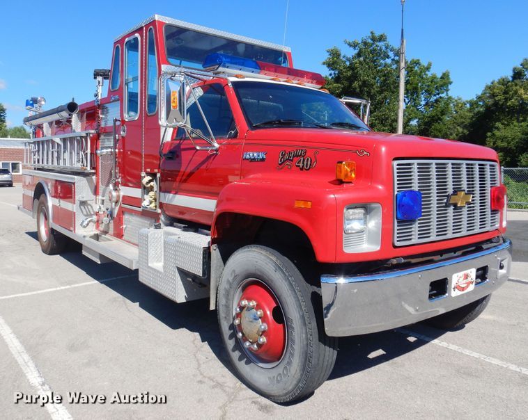 image for item DB7862 1991 Chevrolet Kodiak  pumper fire truck