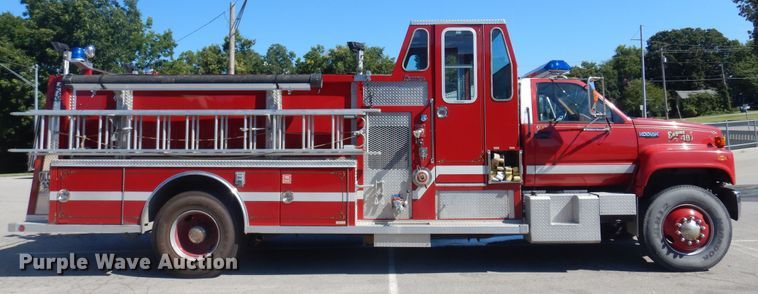 image for item DB7862 1991 Chevrolet Kodiak  pumper fire truck