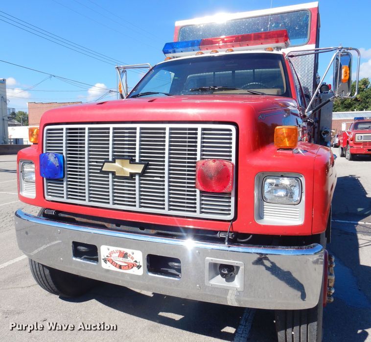 image for item DB7862 1991 Chevrolet Kodiak  pumper fire truck
