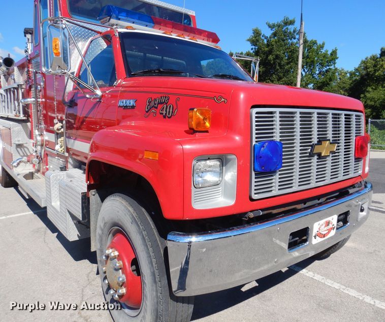 image for item DB7862 1991 Chevrolet Kodiak  pumper fire truck