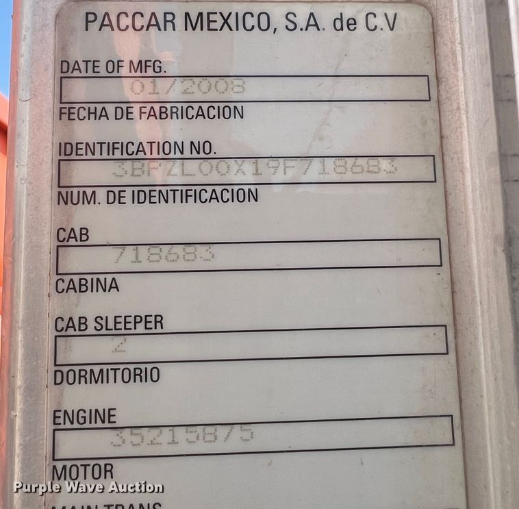 image for item DK7028 2009 Peterbilt 320  refuse truck